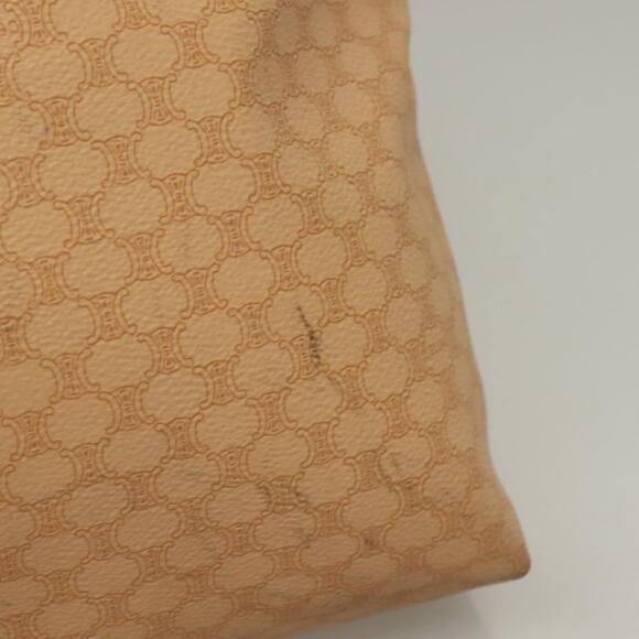 CELINE Macadam Canvas Tote Bag Pvc Beige Gold - Picture 4 of 13